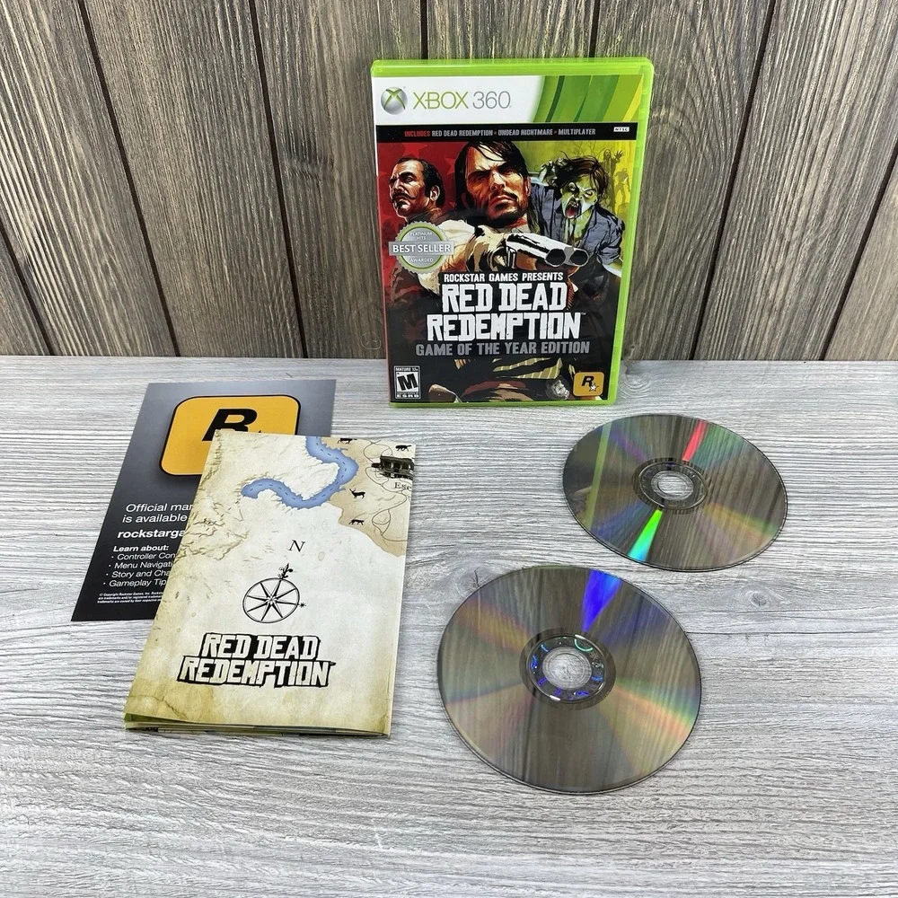 Red Dead Redemption: Game of the Year Edition - Xbox 360 Tested Working